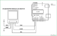 LED Matrix Module with MAX7219