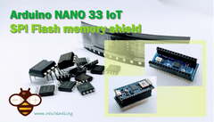 Arduino MKR MEM Shield (Arduino Nano 33 IoT SPI Flash Memory Shield)