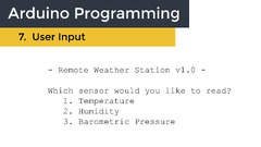 Arduino programming (Arduino Serial Monitor)