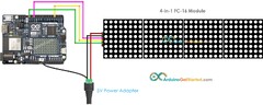 Youmile MAX7219 Dot LED Matrix MCU Control LED Display Module Drive for Arduino Raspberry Pi 4 in 1 ( RGB Matrix)