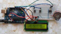 Arduino real time clock with DS1307