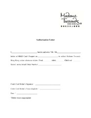 Authorization Letter at PDF Form - FormsPal