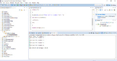 File IntegerList.java contains a Java class representing a list of integers (Eclipse)