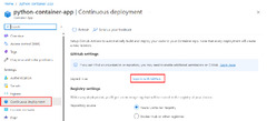 Configure CI/CD for a Python web app in Azure Container Apps ...