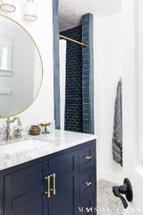 Blue Bathroom Vanity 91.5 Upgrade Your Bathroom (Pottery Barn Bathroom Blue Gold)