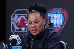 Dawn Staley Gets Emotional Over Kamilla Cardoso's WNBA Debut