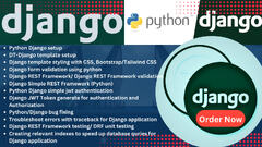 Be your python django stack web developer by Abubakkar32 | Fiverr