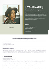 Freelance Software Engineer Resume - Edit Online & ...