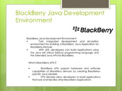 BlackBerry%20Application%20Development%20-%20ppt