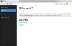 Visual Studio (Blazor App Counter)