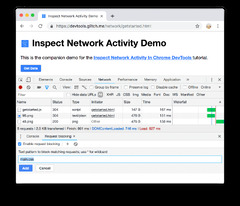 Inspect Network Activity (Chrome DevTools)