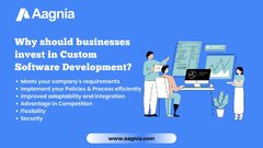 Why should businesses invest in Custom Software Development | Aagnia