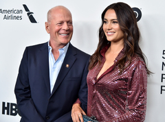 Bruce Willis' wife Emma Heming models swimsuit designed by Demi Moore