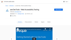 Axe Tool for Accessibility Testing