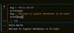 Jupyter Notebooks in Visual Studio Code