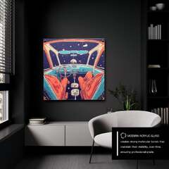 DREAMING? (Retro-Space) Acrylic – Gleam Wall