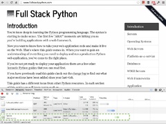 Full Stack Python Introduction