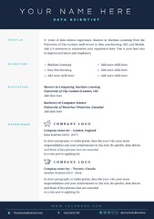 Resume Maker With Editable Templates | Piktochart - Piktochart