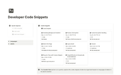 Code%20snippet%20tracker%20%7C%20Notion%20Template