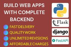 Develop api, web application using django, fastapi or flask by ...