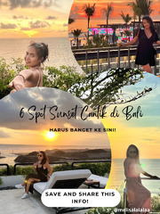 Sunset Aesthetic Bali - Pencarian Lemon8