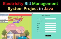 Electricity Bill Management System Project In Java - CopyAssignment