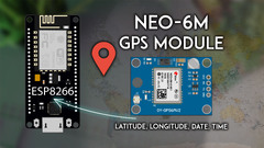 ESP8266 NodeMCU with NEO-6M GPS Module (Arduino Nodemcu Esp8266)