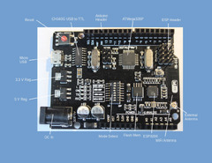 Arduino Uno WiFi Microcontroller A000133 (Arduino UNO R3 + WIFI ESP8266)