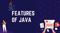 Features of Java Programming Language - Logicmojo