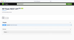 Swagger (RPFlask REST API)