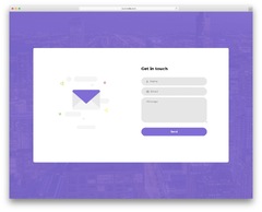 40 Best HTML5 & CSS3 Contact Form Templates 2024 - Colorlib