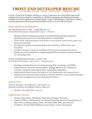 Web Developer Resume Example & Writing Guide