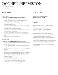 Full Stack Java Developer Resume Samples | Velvet Jobs