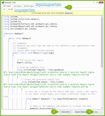 How Do I Generate Report Engine Source Code from Report Designer ...