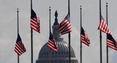 Flag of the United States (Memorial Day Flag Half Staff)