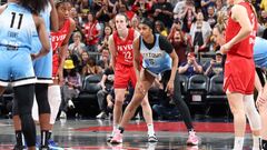 Caitlin Clark and Angel Reese face off in first WNBA game as ...