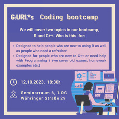 G:URL*S Coding Bootcamp: Programming 1 Bootcamp | StV & FV Informatik