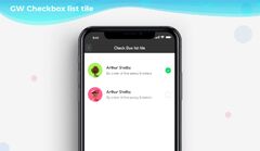 How to Design Custom Flutter checkbox Listtile