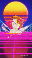 Asuka 80s, aesthetic, android, anime, evangelion, glitch, ipad ...