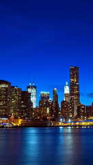 Lower Manhattan Skyline at Night, New York City (Nyc Skyline Night)