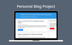 Blog in Python/Django | Project Class 12 Computer Science