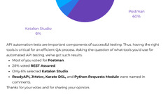 What tools you'd use for automated API testing? - DEV Community