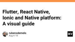 Flutter, React Native, Ionic and Native platform: A visual guide ...