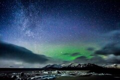 Northern Lights in Iceland (Iceland Aurora Mountain)