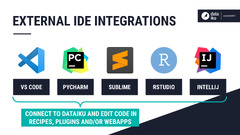 Concept | External IDE integrations - Dataiku Knowledge Base