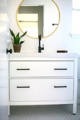 IKEA Hemnes (Hemnes Black And White Vanity)