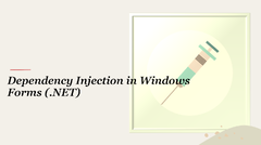 Simplify Dependency Injection In .NET 6 For Windows Forms ...