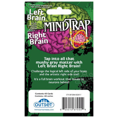 Outset Media MindTrap Left Brain Right Brain (Mindtrap: Left Brain Right Brain)