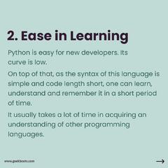 10 Reasons to Choose Python for Web Development | Geekboots