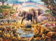 Ravensburger African Safari XXL 100 Piece Jigsaw Puzzle (Ravensburger African Savanna)